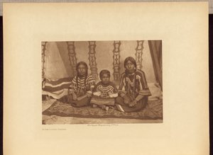 Dans le gîte - Piegan - Edward S. Curtis