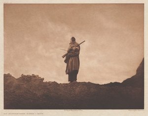 Portfolio III, planche 110 : Le chasseur de mouflons
