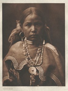 Portfolio I, planche 22 : Jeune fille de Jicarilla - Edward S. Curtis