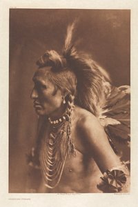 Portfolio VI, Planche 194: Joueur--Piegan - Edward S. Curtis
