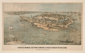 Fortress Monroe, Old Point Comfort, & Hygeia Hotel, Va. en 1861 & 1862 - Edward Sachse