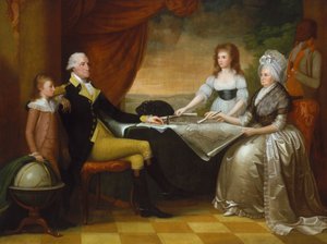 La famille Washington, 1789-1796 - Edward Savage