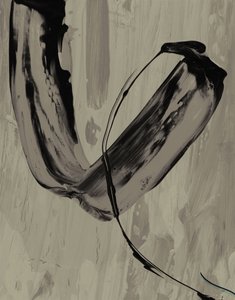 Geste abstrait gris - Edward Selkirk