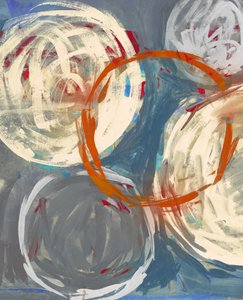 Cercles abstraits audacieux - Edward Selkirk