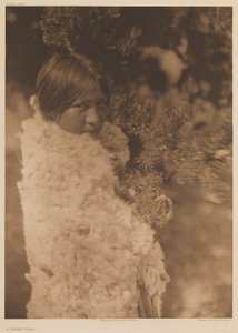 Une fille crie - Edward Sheriff Curtis