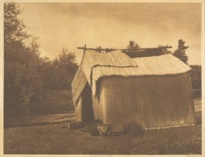 Une maison de nattes - Skokomish
