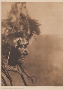 Une coiffe de médecine Pieds-Noirs - Edward Sheriff Curtis