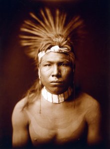 Cheveux noirs, indien, c. 1905, photo Edward S. Curtis - Edward Sheriff Curtis