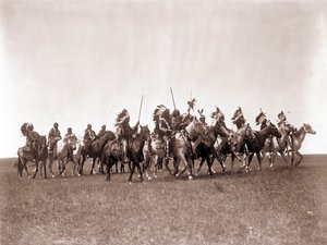 Brule Sioux War Party, c.1907