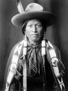 Cowboy Jicarilla, Nouveau-Mexique, vers 1905, photo Edward S. Curtis - Edward Sheriff Curtis
