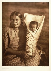 La mère Comanche - Edward Sheriff Curtis
