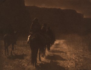 La Race Disparue - Navaho par Edward S. Curtis, vers 1907 (photogravure)