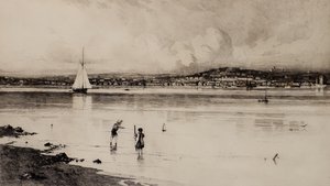 Broughty Ferry depuis Tayport - Edward Smith Hodgson