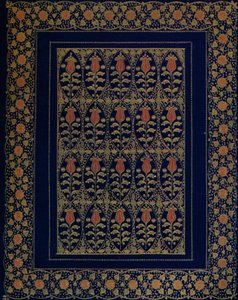 Reliure en maroquin bleu avec incrustation et dorure, 1914 - Edward Sullivan
