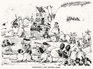 Spectacle du Lord Maire Préhistorique, 1894