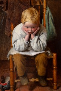 Learning by Heart (huile sur carton)
