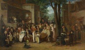 Une fête de recrutement - Edward Villiers Rippingille