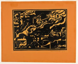 Haut-fourneaux II - Edward Wadsworth