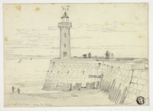 Dieppe, Jetée Ouest - Edward William Cooke