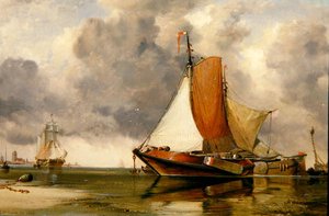 Péniche hollandaise - Edward William Cooke