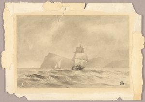 Au large de Whitby - Edward William Cooke