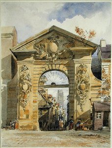 Porte Guillaume Léon, Rouen - Edward William Cooke