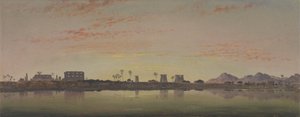Pylônes à Karnak, les montagnes thébaines au loin - Edward William Cooke