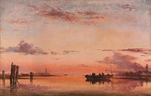 Santa Maria della Salute, Venise : Soir - Edward William Cooke