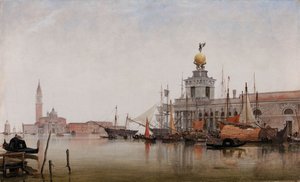 La Dogana di Mare avec San Giorgio Maggiore au loin, 1863