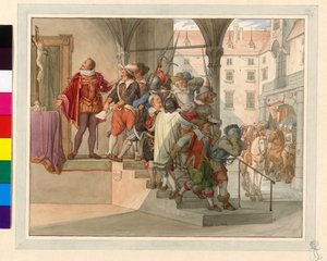 Une députation des protestants autrichiens devant l