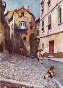 Corse : Vieilles maisons, Bastia - Edwin Arthur Norbury