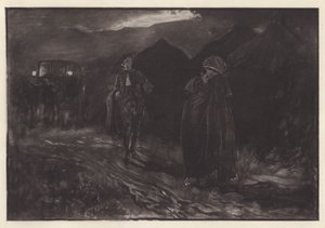 Illustration pour She Stoops to Conquer par Oliver Goldsmith - Edwin Austin (after) Abbey