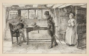 Un visiteur indésirable - Edwin Austin Abbey