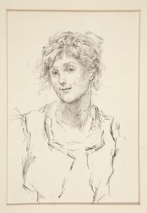 Audrey, illustration pour Acte V, Scène i, Comme il vous plaira - Edwin Austin Abbey