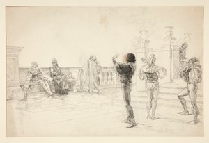 Balthazar chante - Edwin Austin Abbey