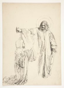 Le Christ et Marie Madeleine - Edwin Austin Abbey