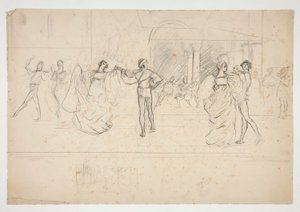 Étude de composition - Edwin Austin Abbey