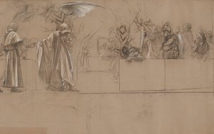 Étude de composition - Edwin Austin Abbey