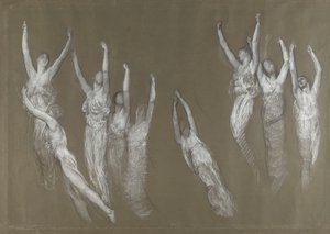 Étude de composition - Edwin Austin Abbey