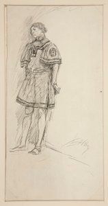 Étude de costume pour Les Deux Gentilshommes de Vérone (?) - Edwin Austin Abbey