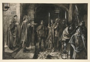 Dogberry et ses compagnons avec une garde - Acte III, Scène III, Beaucoup de bruit pour rien - Edwin Austin Abbey