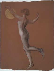 Étude de figure précoce pour - Edwin Austin Abbey