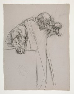 Études de figures pour le Roi Arthur - Edwin Austin Abbey