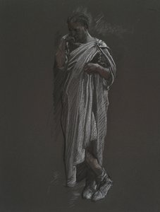 Étude de figure pour - Edwin Austin Abbey