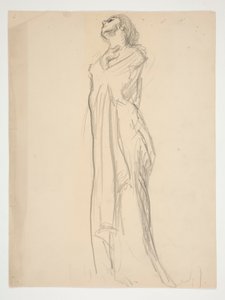 Étude de figure pour - Edwin Austin Abbey
