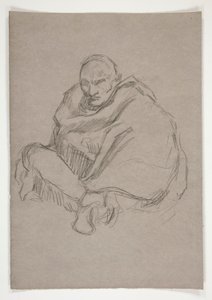 Étude de figure pour - Edwin Austin Abbey