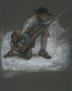 Étude de figure pour - Edwin Austin Abbey
