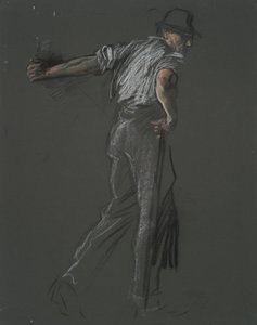 Étude de figure pour - Edwin Austin Abbey