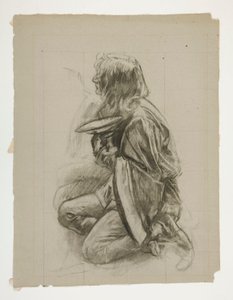 Étude de figure pour le roi Arthur