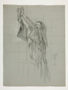 Étude de figure pour le roi Arthur